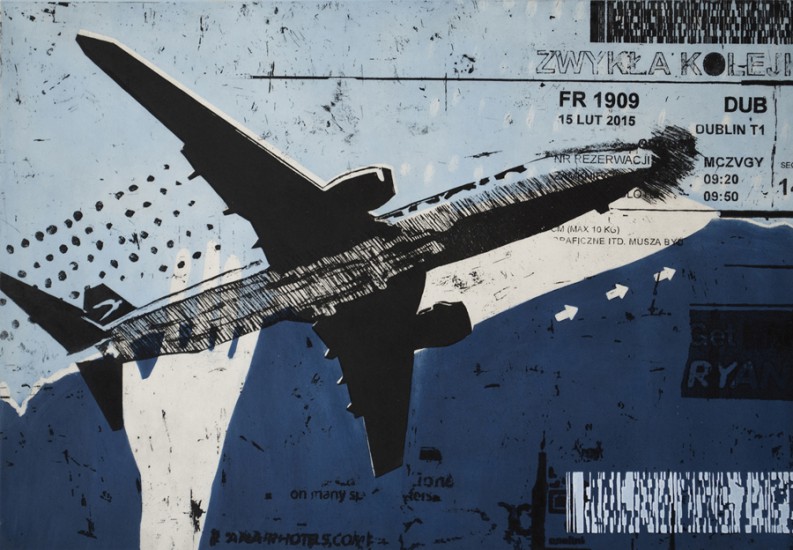 On emigration | Intaglio | 100 x70cm | 2017
